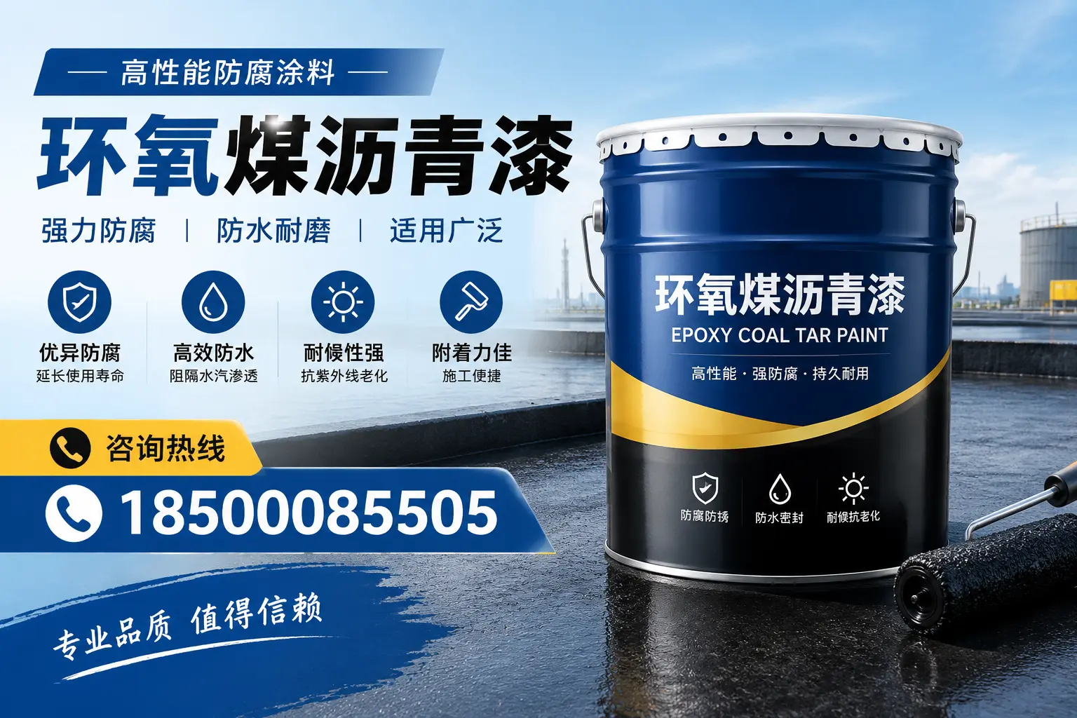 环氧煤沥青漆的主要成分与功能，滨湖用户深度了解